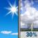 Monday: Sunny then Scattered Showers And Thunderstorms